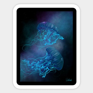 Space jellyfish Sticker